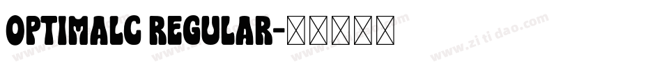 OptimalC Regular字体转换